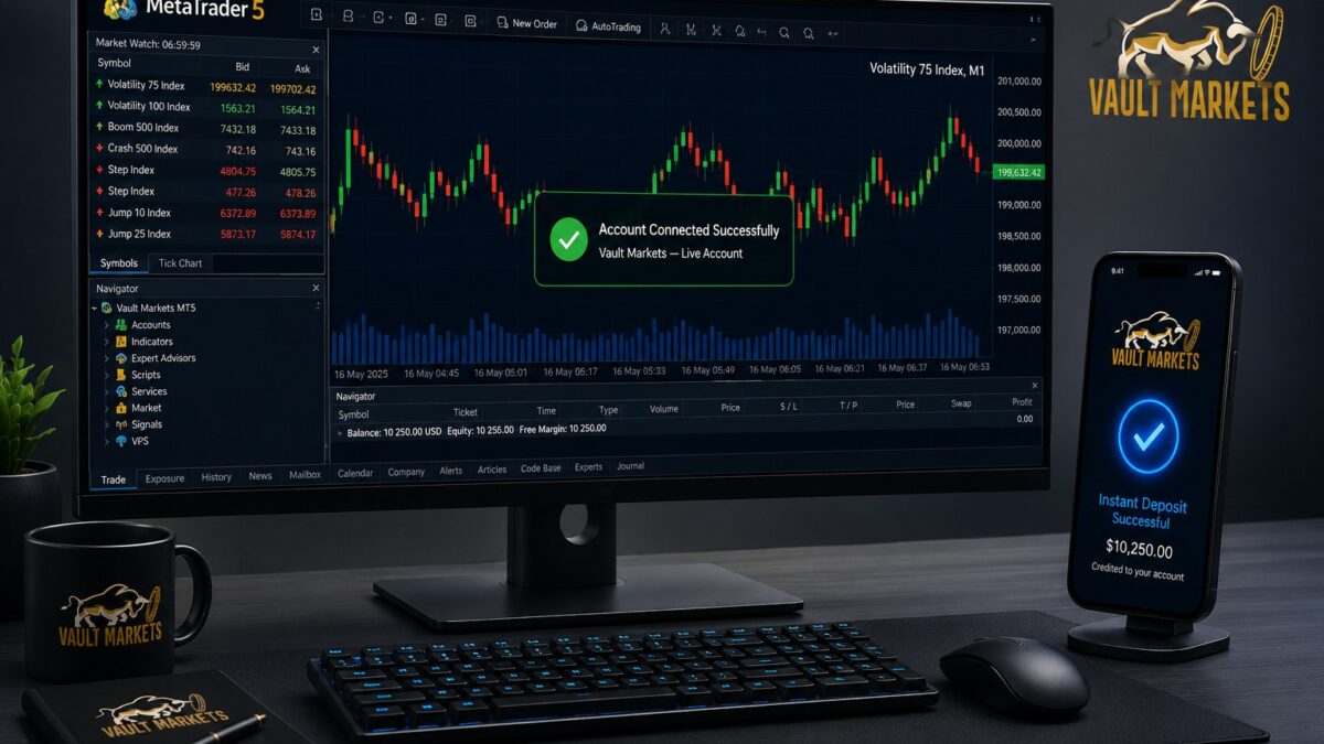 How To Set Up A MT5 Synthetic Indices Account And Why Vault Markets Makes It Simple 6 MT5 Synthetic Indices Account