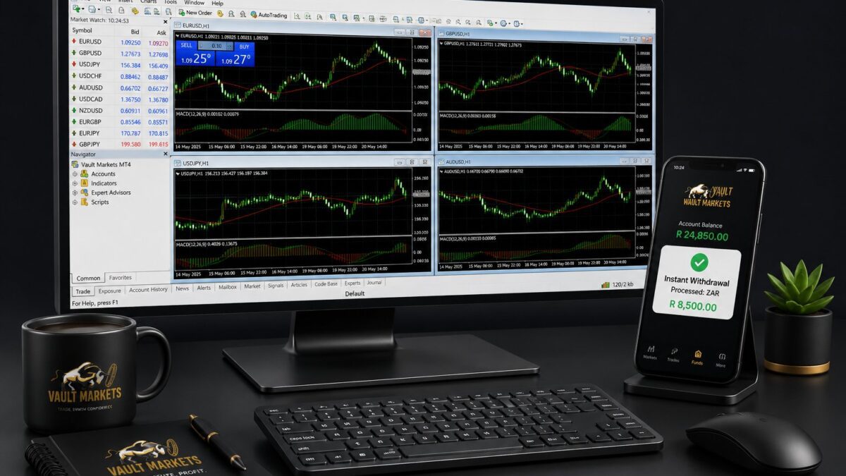 Forex Trading With MT4: How Vault Markets Makes It Work for South African Traders 6 Forex Trading With MT4